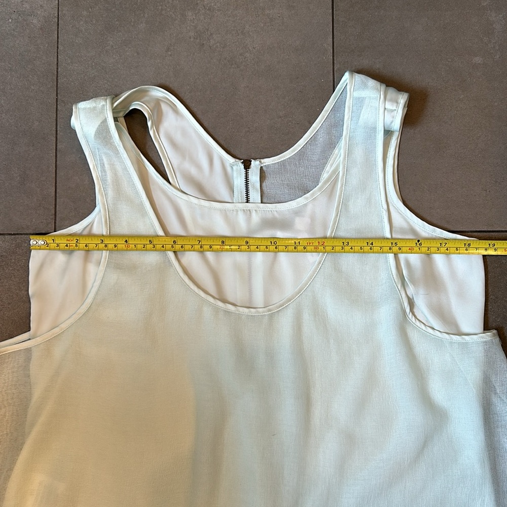 BCBGeneration Double Layer Razor Back Tank Top/ Blouse - Picture 3 of 12